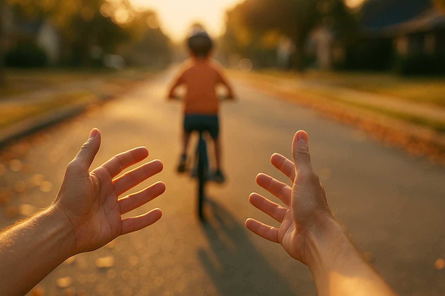 Only when the parent lets go can the child truly grow.