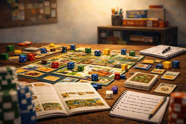 Blind playtesting concept